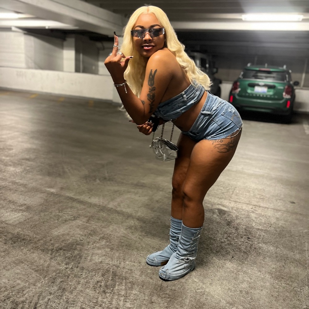 2 piece Jean outfit… with matching boots